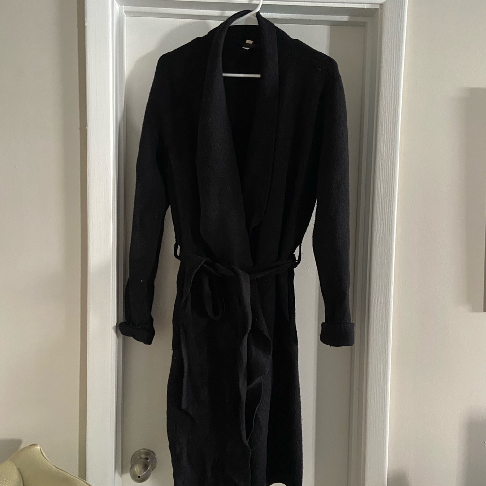 Anthropologie Moth Black Belted Cardigan